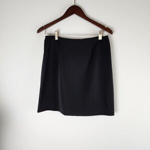 Alyn Paige Little Black Mini Zipper Back Closure Skirt Size 9/10